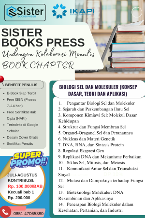 Biologi Sel dan Molekuler (Konsep Dasar, Struktur, Fungsi, dan Aplikasi)